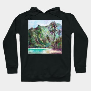 Paradise Lagoon. Hawaii Hoodie